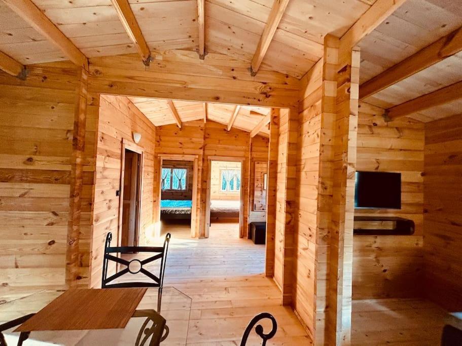 Chalet Bois Jacuzzi Bessan Luaran gambar
