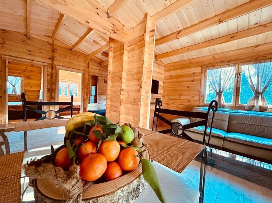 Chalet Bois Jacuzzi Bessan Luaran gambar